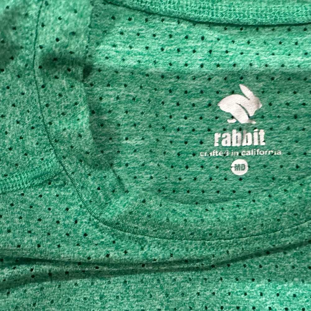 Green Rabbit Running T-Shirt - Picture 4 of 4